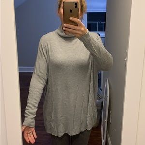Lou & Grey loose and flowy mock neck sweater